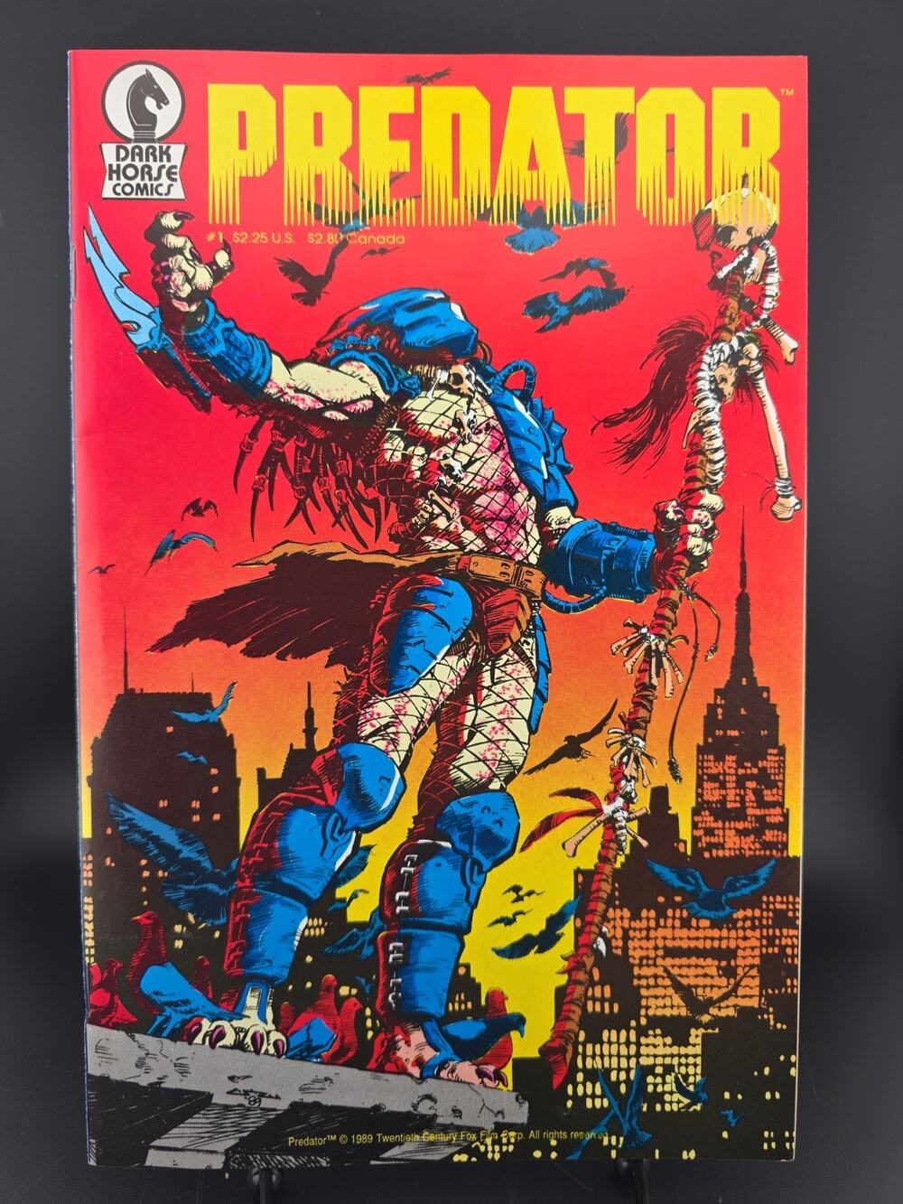 Predator #1 1989 Dark Horse Second Printing Comic Book 2nd Print Marvel